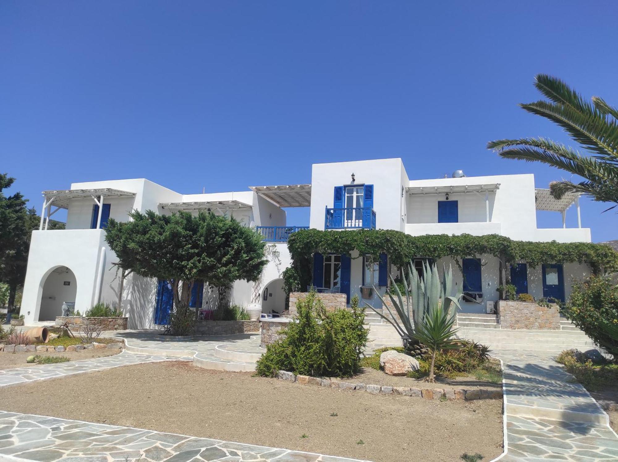 Villa Le Grand Bleu Katápola Buitenkant foto
